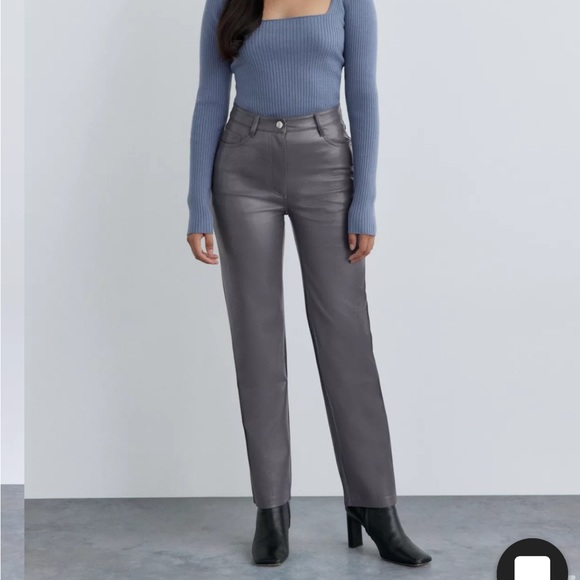 Aritzia Melina Vegan Leather Pant - Picture 3 of 4